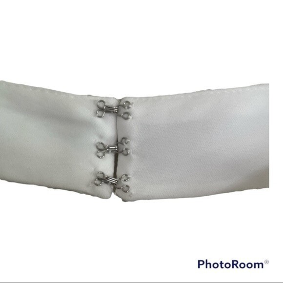 Lulus Shine My Way White Sequin Backless Skater Dress Size XS - Picture 2 of 4